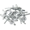 thumbnail image 4 of GFDYREE 50pcs 1/8" x 5/16" Large Flange Aluminum Blind Rivets, 3.2 x 8mm Pop Rivets (Silver), 4 of 5