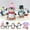 Black, variant on Cute Winter Penguin Figurine - Adorable Desktop Ornament for Micro Decoration for Home and Seasonal Décor