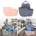 thumbnail image 3 of KYAIGUO 3PCS Kitchen Sink Rack, Sponge Rack, Rubber Soap Rack, Hanging Easy to Clean, Faucet Rack with Drain Hole Square, 3 of 5