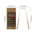 thumbnail image 3 of Copper Tongue Scraper with Travel Pouch, Metal Tongue Cleaner for Fresh Breath, Reusable Copper Tongue Cleaner for Fresh Breath and Daily Oral Care, ongue Scraper, Tongue Scrubber for Adults, 3 of 9