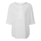 thumbnail image 5 of Blusa vintage de lino y algod贸n de verano para mujer, camiseta de media manga con cuello redondo Irfora  Blanco/5X-grande, 5 of 7