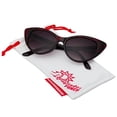thumbnail image 3 of grinderPUNCH Women's Cat Eye Celebrity Style Sunglasses, 3 of 5