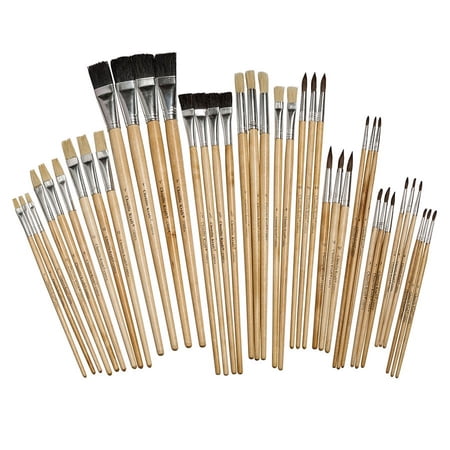 Creativity Street Colossal Crafts Value Brush Set 40 Brushes