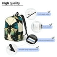 thumbnail image 3 of Yiaed Blue Black Butterfly Art Print Laptop Backpack Travel Canvas Backpack Vintage Aesthetic Backpack for School Knapsack Plain Backpack Backpack for School-Medium, 3 of 5