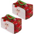 thumbnail image 1 of 2pcs Boxes Christmas Tissue Box, Christmas Decor Tissue Organizer Tissue Bag, 1 of 5