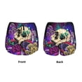 thumbnail image 5 of Vsdgher Mushrooms and Skull Print Women's Running Double Layer Shorts High Waisted with Pockets Elastic Yoga Workout Athletic Gym Sports, 5 of 8