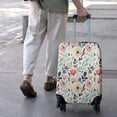 thumbnail image 3 of Pioneer Flower Floral Print Pattern Luggage Cover Fashion Suitcase Cover Baggage Covers Fit 25-28 Inch Luggage (Go Travel), 3 of 5