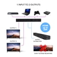 thumbnail image 7 of 1x2 HDMI Splitter: UltraHD 4K 1-In 2-Out With EDID, Downscale, And Audio Extraction (UHDS-102A), 7 of 7