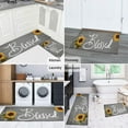 thumbnail image 6 of Kitchen Rugs and Mats Non Skid Washable Vintage Sunflower Board Kitchen Mat and Rug Set,Floor Cushion Waterproof Rug,Rubber Backed Area Rugs for Kitchen Laundry, 6 of 7