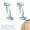 Silver, variant on WellMade 4 in. Heavy Duty Tee Hinge, Zinc Plated, 2 pack, Rustproof Iron T-Hinges for Barn Gates Sheds Wooden Fences with Mounting Screws