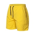 thumbnail image 4 of fatyb Men's Quick Dry Shorts Drawstring Athletic Running Shorts Lightweight Summer Beach Sports Shorts, 4 of 4