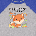 thumbnail image 4 of Inktastic My Granny Loves Me- Little Fox Boys or Girls Baby Bodysuit, 4 of 5