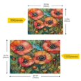 thumbnail image 5 of WOBOGO Red Poppies Puzzle Challenge 500 Piece Jigsaw Suitable for Game Night Finished Size 20.5 x 14.9in, 5 of 9