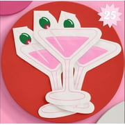 **dirty martini napkins - 3-ply, 25 pcs | casino bachelorette decoration, vegas birthday party tablescape, poker night dinner setting, cocktail bach decor