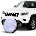 thumbnail image 4 of Kll Striped Gradient Tire Cover,Universal Wheel Tire Cover For Trailer, Rv, Suv, Truck,Camper And Many Vehicle,(17 Inch), 4 of 8