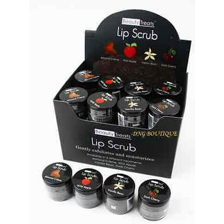 LWS LA Wholesale Store  4pc Beauty Treats Lip Scrub Gently Exfoliate and Moisturizes Full