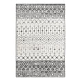 thumbnail image 3 of Unique Loom Tribal Trellis Collection Area Rug - Alami (4' 1" x 6' 1" Rectangle Ivory and Gray/Black), 3 of 11