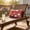 Red, variant on 19.68x11.81 Inch Patriotic Fleece Pillowcase Soft Lumbar Cushion Cover Independence Day Themed Home Decor Throw Pillow for Living Room Sofa Couch Bedroom
