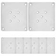 thumbnail image 1 of OUNONA 8Ud Placas De Para Patas De Sofá Y En Material Zinc Plateado Durable, 1 of 6