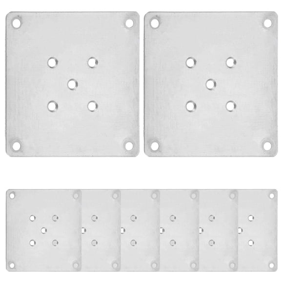 OUNONA 8Ud Placas De Para Patas De Sofá Y En Material Zinc Plateado Durable