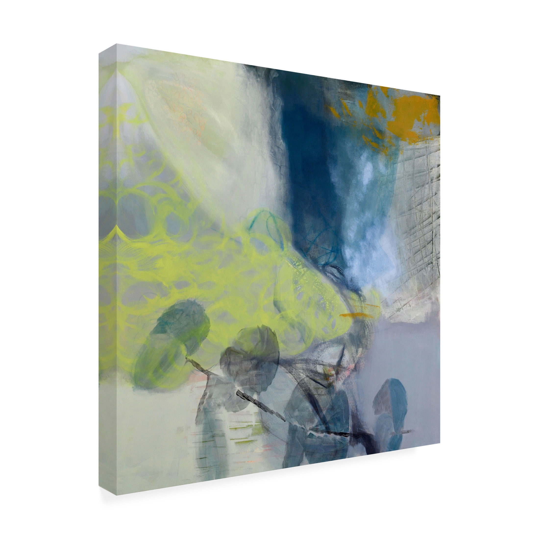 Canvas Wall Art - Jayne Walther 'Clearing Space' Wall Art for Living Room, Bedroom, or Office Décor by Trademark Fine Art - 18 x 18 Inches