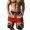 Red, variant on Gym Shorts Men British Flag Drawstring Casual Printed Swim Trunks Elastic Waist Loose Fit Summer Beach Hiking Golf Shorts With Pockets