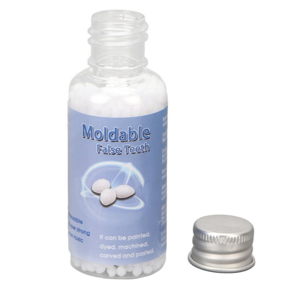 Cuentas de Ajuste Térmico de Dientes, Kit de Resaración de Dientes Temporal de 30 ml Segura Ultra Delgada para El Trabajo para la Fiesta de Baile