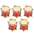 thumbnail image 1 of Homoyoyo miniatura Miniature Drum Model Gold PP 5 Pcs for Micro Landscaping, 1 of 5