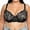 Black, variant on Lace Underwire Push Up Bra For Seamless T Shirt Everyday Comfort And Full Coverage Solid Everyday Wear, 95D, Black