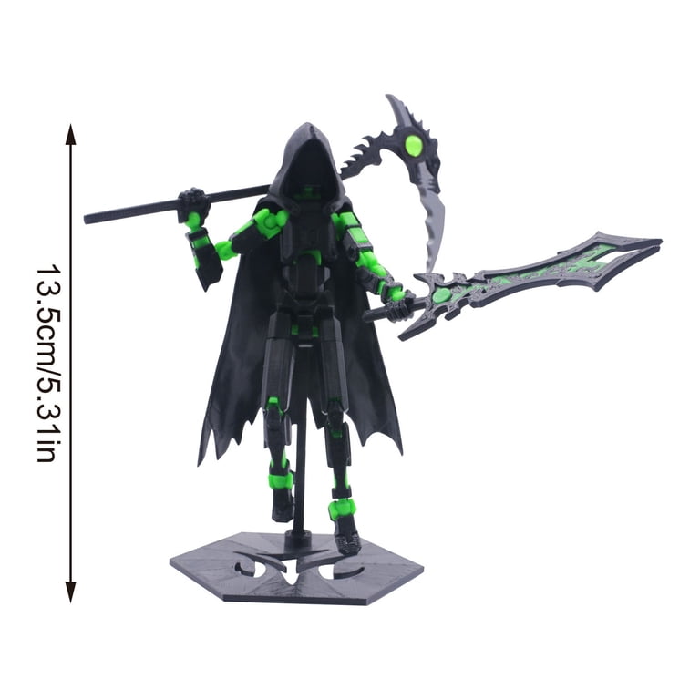 T 13 Action Figure - 3D Printed Action Figure Cloak Reaper