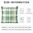 thumbnail image 5 of MLJA Vibes Green Decorative Throw Pillow Covers, Bicycle Tree Snowflakes Outdoor Home Decor, Polka Dot Plaid Holiday Farmhouse Couch Cushion Case, 5 of 5