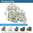 thumbnail image 7 of Xoenoiee Hummingbird Hibiscus Palm Leaves Print Recliner Chair Cover, 4-Pieces Stretch Recliner Covers for Recliner Chair Soft Reclining Chair Slipcover Jacquard Furniture Protector for Dogs Cats, 7 of 7