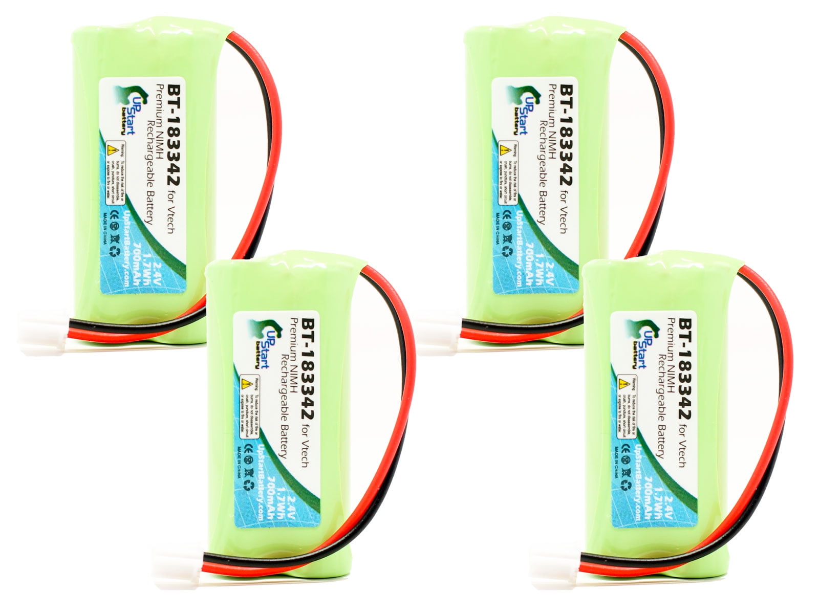 2 Pack Replacement for AT&T TL88002 Battery 700mAh 2.4V NI-MH Compatible with AT&T Cordless Phone Battery 