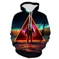thumbnail image 3 of Sudadera con capucha con estampado de astronauta, universo, espacio, galaxia, para hombres y niños, sudaderas de manga larga, chaqueta genial de gran tamaño para hombre, 3 of 5