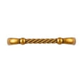 thumbnail image 5 of Utopia Alley Naples Pull Handle - Decorative Cabinet Drop Pull Handles- Vintage Cabinet Hardware with Hand Finished Antique European Brass - Metal Drawer Pull Handle, 3.75" Center to Center, 5 of 9
