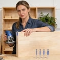 thumbnail image 7 of 4PCS Flush Trim Router Bit Set 1/4 Inch Shank Top Bearing Flush Trim Router Bit, 7 of 7