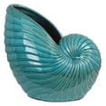 thumbnail image 1 of Lg Ceramic Sea Shell - Turq, 1 of 2