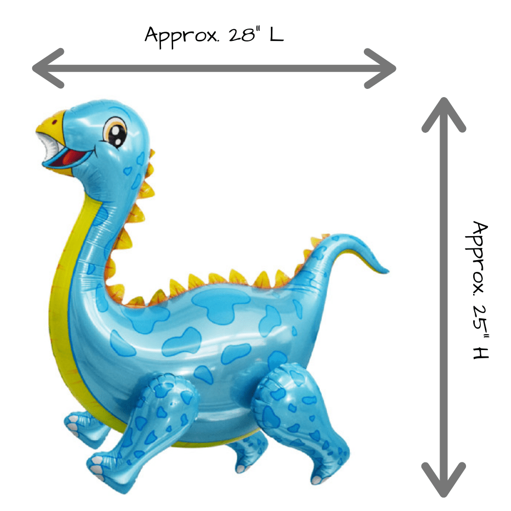 Dinosaur Party Supplies - 9 pcs Premium 3D JUMBO Foil Dinosaurs Mylar Balloons for Birthday Celebration
