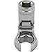 thumbnail image 3 of Dynamic Tools D008764 3/8" Drive Metric 14mm Flex Head with Crow Foot Flare Nut Socket, Chrome Finish, 3 of 3