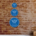 thumbnail image 3 of Signs ByLITA Circle Turn Off A/C When Not In Use Sign (Blue) - Small, 3 of 8