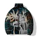 thumbnail image 1 of Abrigos deportivos de ocio para hombre Abrigo de invierno para hombre Chaquetas acolchadas cómodas y cálidas para hombre Estampado de monstruo personalizado Nuevas parkas para hombre, 1 of 5