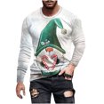 thumbnail image 1 of CEHVOM Nouveau T-shirt à Manches Longues Imprimé 3D pour Hommes, Col Rond, Ample, sous-Vêtement, Blouses et Chemises en Solde, 1 of 5