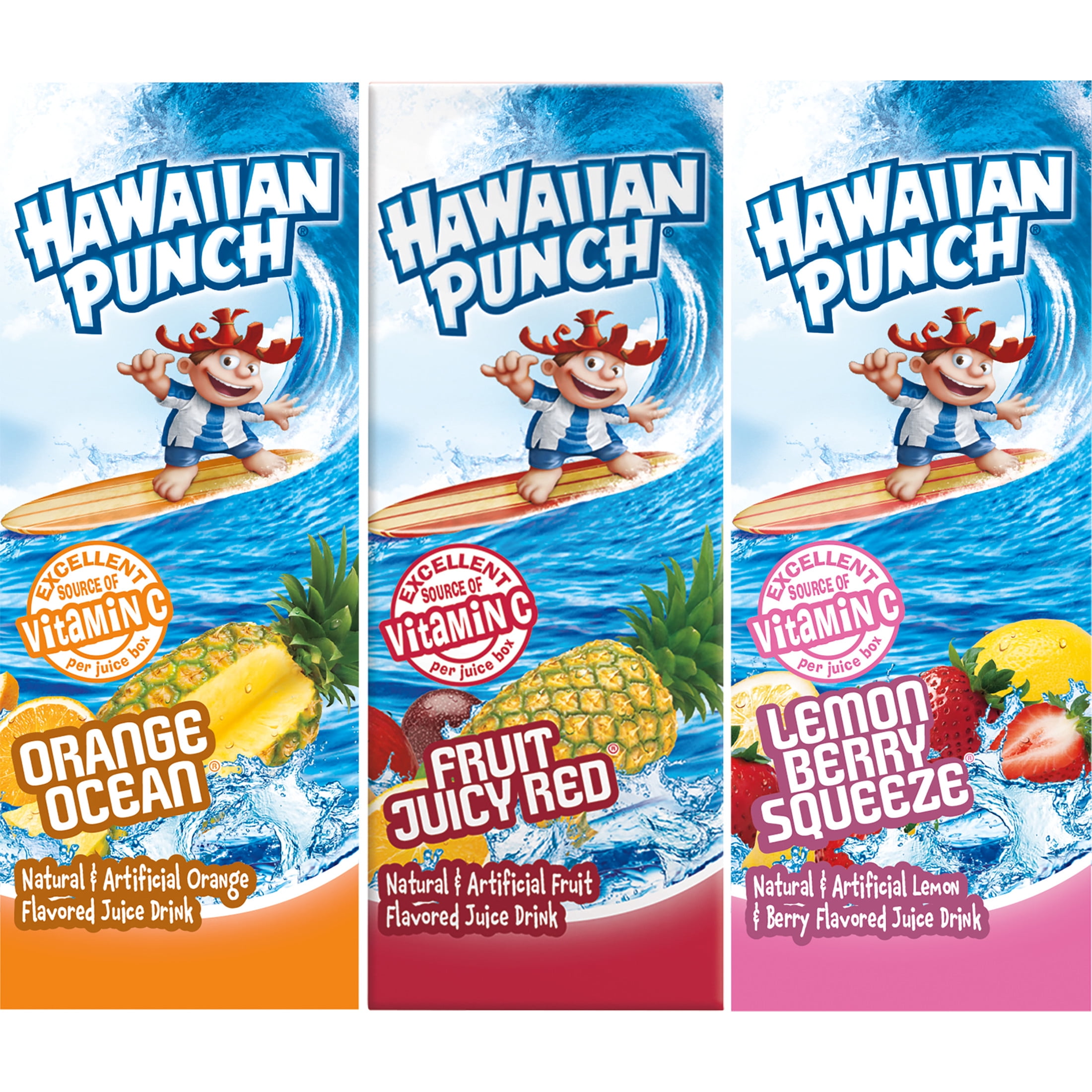 Hawaiian Punch Variety Case Juices, 6.75 Fluid Ounce Box, 40 Count