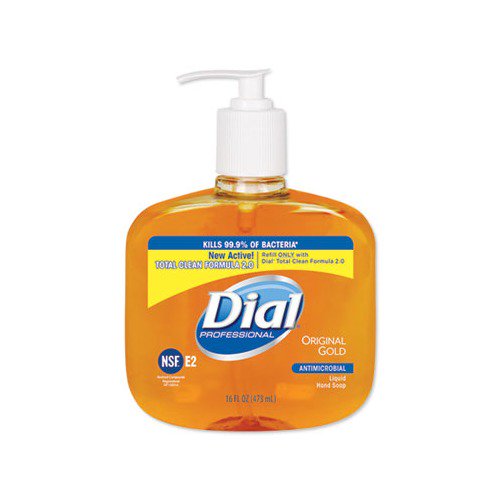 Gold Antimicrobial Liquid Hand Soap Floral Fragrance, 16 oz Pump Bottle