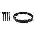 thumbnail image 2 of Borde decorativo flexible para jardín, parterre multiusos, protector de plantas para patio. Negro, 2 of 9