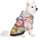 thumbnail image 2 of Balery Travel Stamp Sudadera con Capucha para Perros Pequeños – Ropa para Mascotas, Disfraz para Perros y Gatos, Ideal para Fiestas y Cosplay-X-Small, 2 of 7