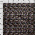 thumbnail image 3 of oneOone Cotton Cambric Black Fabric Circus Dress Material Fabric Print Fabric By The Yard 42 Inch Wide-aD, 3 of 5