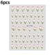 thumbnail image 2 of Calcomanía adhesiva para decoración de uñas con flores, diseño autoadhesivo 3D con hojas de flores de tulipán de primavera para decoración de uñas Ormromra, 2 of 6