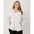 thumbnail image 6 of Hanes EcoSmart Women's Full-Zip Fleece Hoodie, 6 of 6