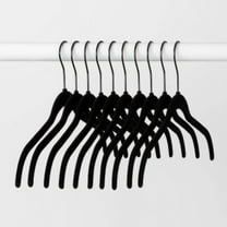 10pk Shirt Flocked Hangers